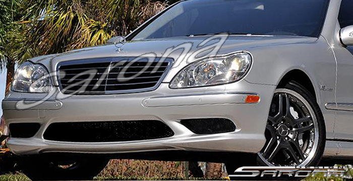 Custom Mercedes S Class Front Bumper  Sedan (2003 - 2006) - $690.00 (Part #MB-023-FB)